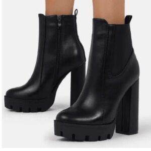 Original Use Black High Heel Boots